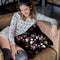 Blooming Night Throw Pillow By Yantart Designs
