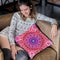 Ornate Mandala - Red Throw Pillow By Yantart Designs