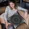 Ornate Mandala - Black Throw Pillow By Yantart Designs
