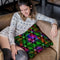 Hexagon Pattern Serie Ix Throw Pillow By Yantart Designs