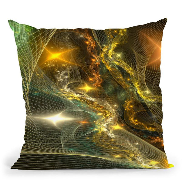 Fractal Universe Ii Throw Pillow By Yantart Designs