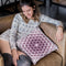 Flower Of Life Pattern - Clear Green Throw Pillow By Yantart Designs