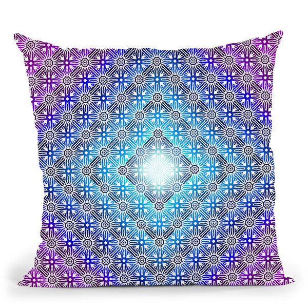 Colored Pattern I Throw Pillow By Yantart Designs