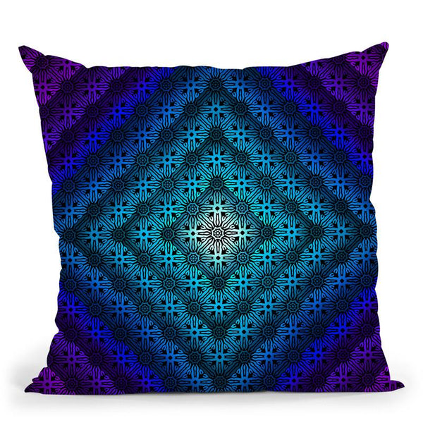 Colored Pattern Iii Throw Pillow By Yantart Designs