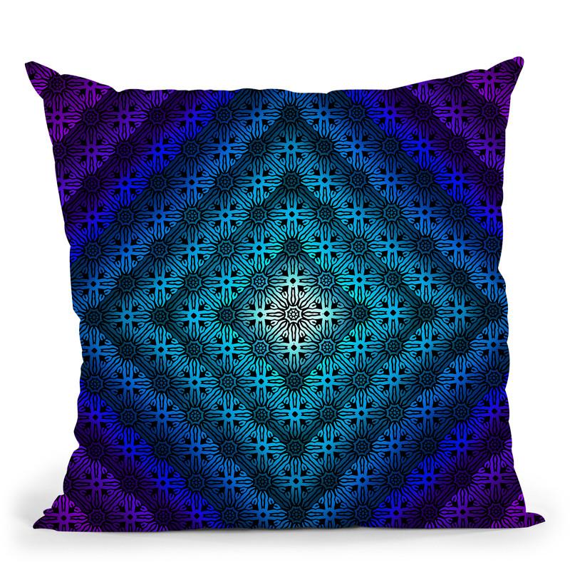 Colored Pattern Iii Throw Pillow By Yantart Designs