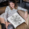 Crescent Moon - Original Throw Pillow By Yantart Designs