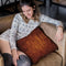 Egyptian Glyphs - Birhgt Throw Pillow By Yantart Designs