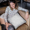 Egyptian Glyphs - Stone Throw Pillow By Yantart Designs