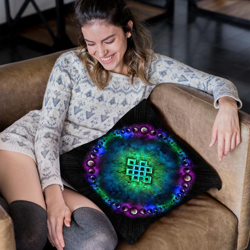 Endless Cosmos Throw Pillow By Yantart Designs