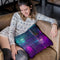 Fractal Matrix Throw Pillow By Yantart Designs