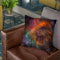 Fractalized I Throw Pillow By Yantart Designs