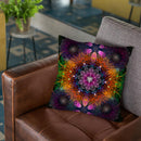 Geometric Color Throw Pillow By Yantart Designs