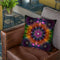 Geometric Color Throw Pillow By Yantart Designs