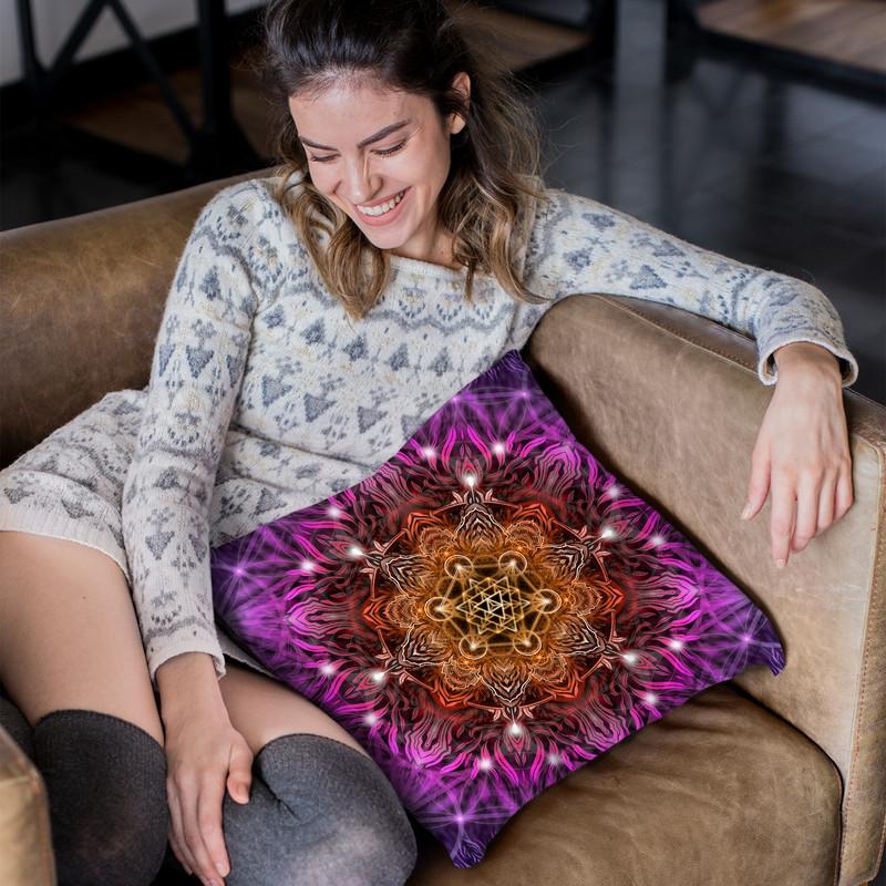 Geometric Color I Throw Pillow By Yantart Designs