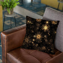Golden Cosoms Throw Pillow By Yantart Designs