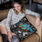 Kingfisher -Normal Throw Pillow By Yantart Designs