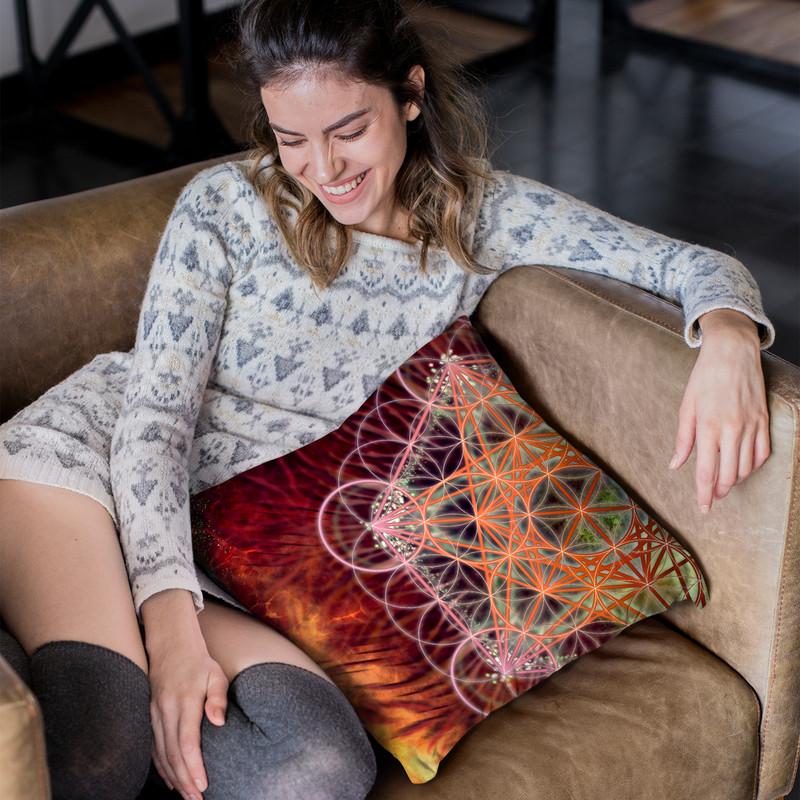 Metatrons Artisticmetatrons Artistic Ii Throw Pillow By Yantart Designs