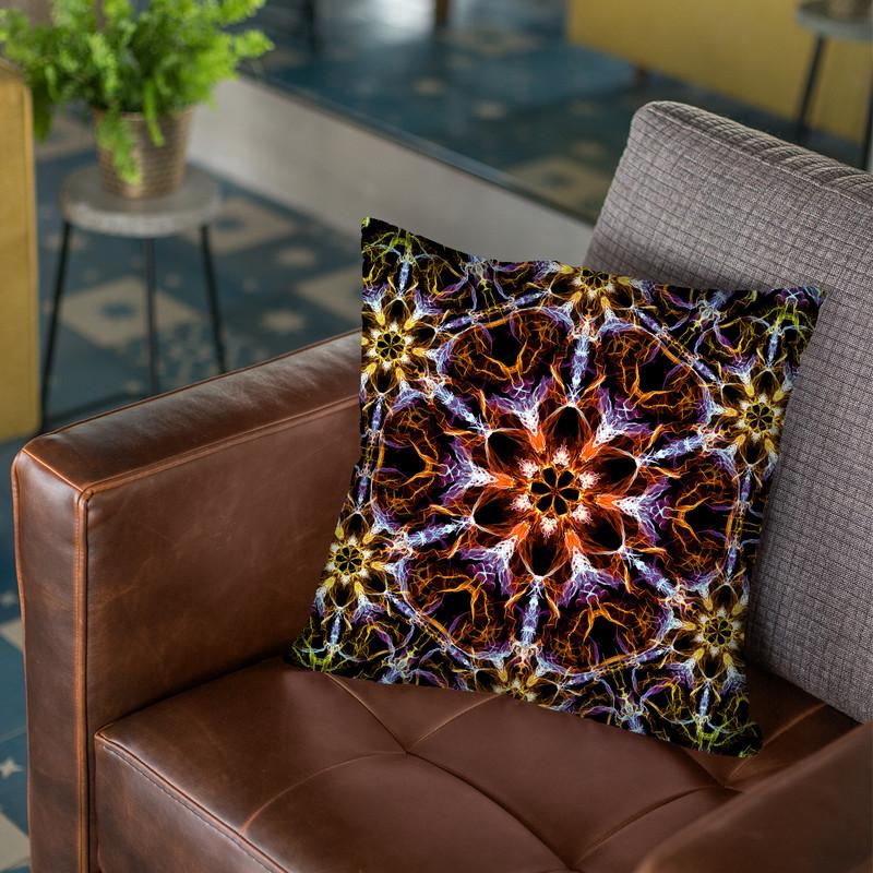 Psyched Ii Throw Pillow By Yantart Designs