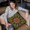 Psyched V Throw Pillow By Yantart Designs