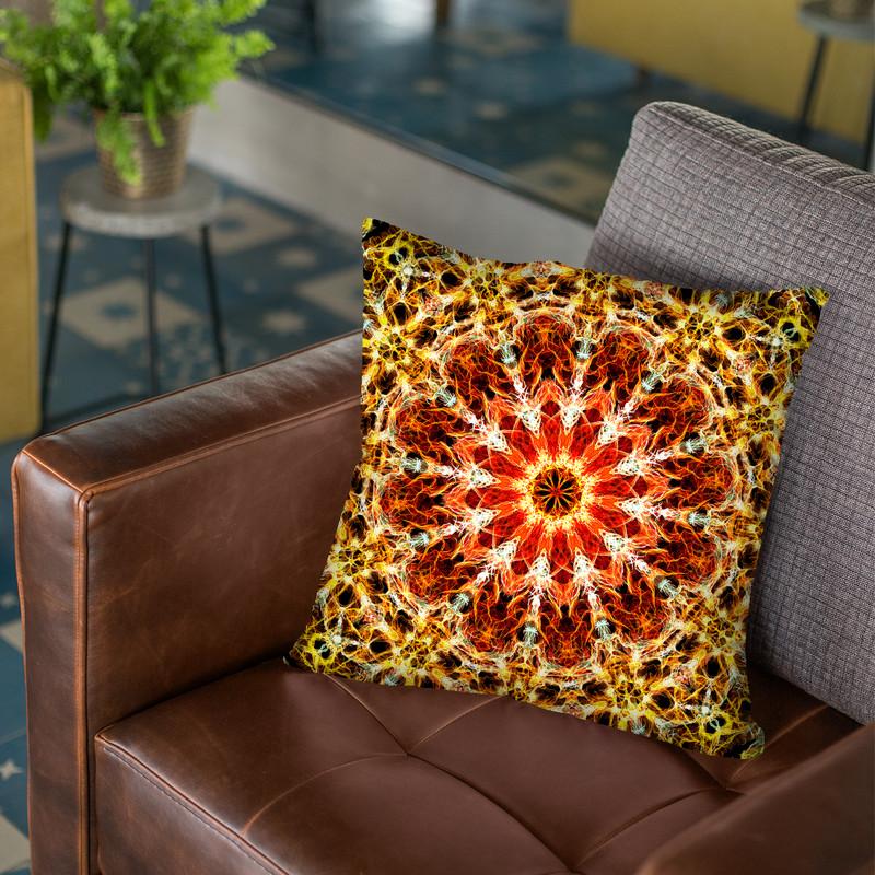 Psyched Vi Throw Pillow By Yantart Designs