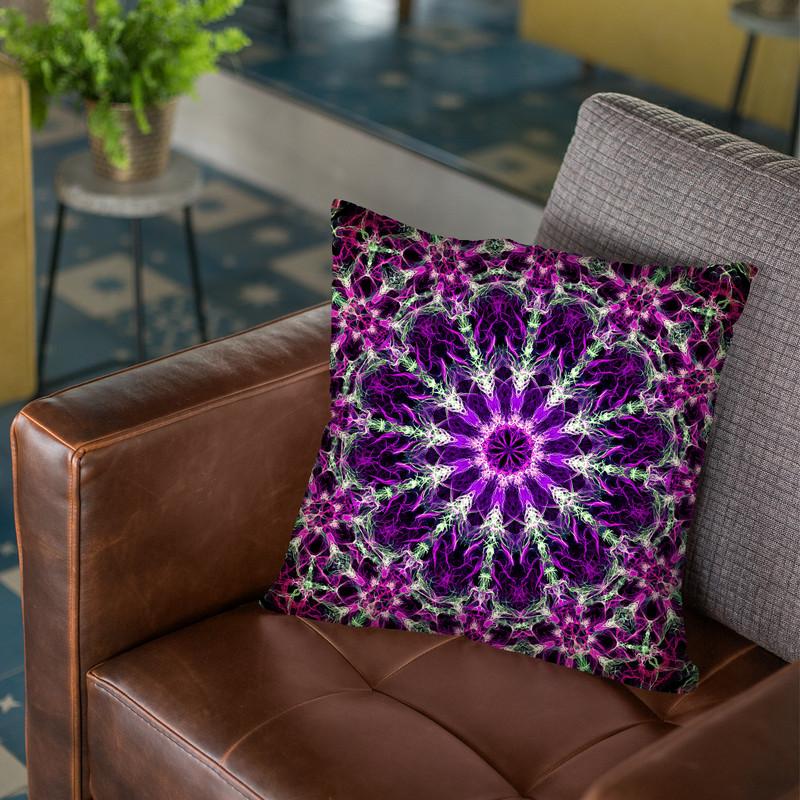 Psyched Vii Throw Pillow By Yantart Designs