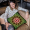 Psyched Iv Throw Pillow By Yantart Designs