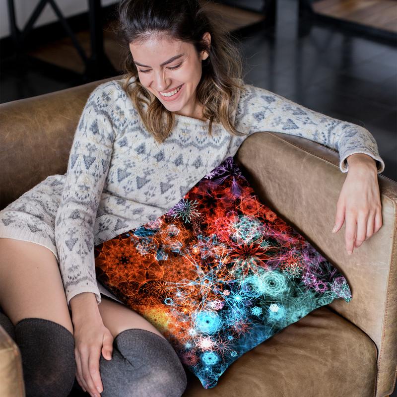 Psychedelic Universe Throw Pillow By Yantart Designs