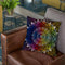 Rainbow Mandala Throw Pillow By Yantart Designs