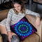 Raising Color Acimath Version Throw Pillow By Yantart Designs