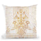 The Auspices Of Horus - Clear Golden Throw Pillow By Yantart Designs