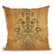 The Auspices Of Horus - Papyrus Throw Pillow By Yantart Designs