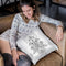 The Auspices Of Horus - White Throw Pillow By Yantart Designs
