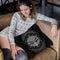 The Black Dragonfly Throw Pillow By Yantart Designs