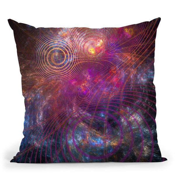 The Unfolded Cosmos I Throw Pillow By Yantart Designs