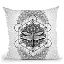The White Dragonfly Throw Pillow By Yantart Designs