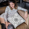Yantrart Design Geometric White Throw Pillow By Yantart Designs