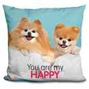 Boo You Are My Happy Throw Pillow