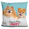 Boo You Are My Happy Throw Pillow