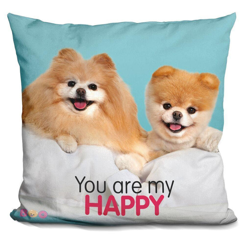 Boo You Are My Happy Throw Pillow