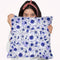 Anemone Blue Throw Pillow By Z Art Gallery