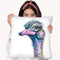 Blue-Eyed Ostrich Throw Pillow By Z Art Gallery