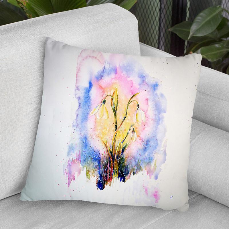 The Beginning Throw Pillow By Z Art Gallery
