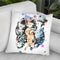 Three Sleeping Kittens Watercolor Throw Pillow By Z Art Gallery