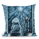 Togetherness Watercolor Throw Pillow By Z Art Gallery