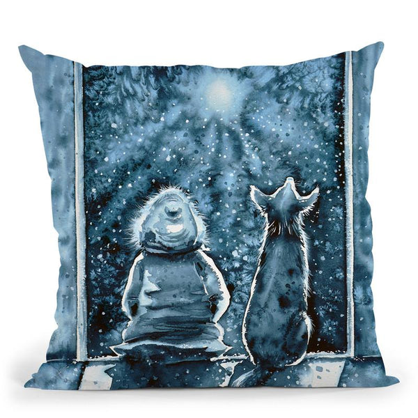Togetherness Watercolor Throw Pillow By Z Art Gallery