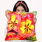Tulip Splash Watercolor Throw Pillow By Z Art Gallery