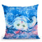 White Kitten Throw Pillow By Z Art Gallery