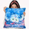 White Kitten Throw Pillow By Z Art Gallery