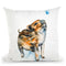 Wild Boar Piglet And Butterfly Throw Pillow By Z Art Gallery