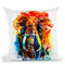 Wise Elephant Throw Pillow By Z Art Gallery
